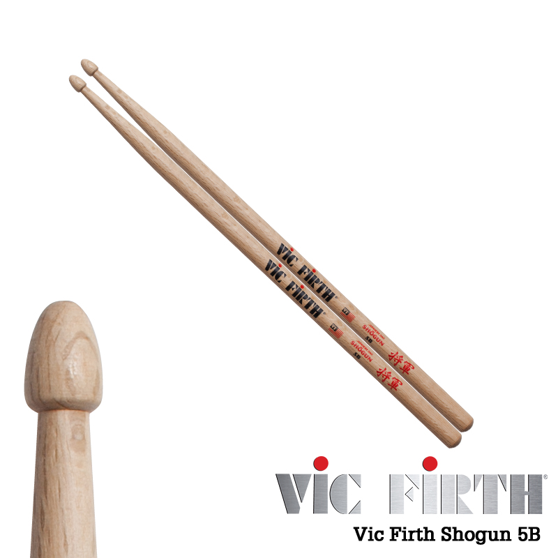 Vic Firth Shogun 5B Wood tip (Oak)/오크/드럼스틱/5B/SHO5B
